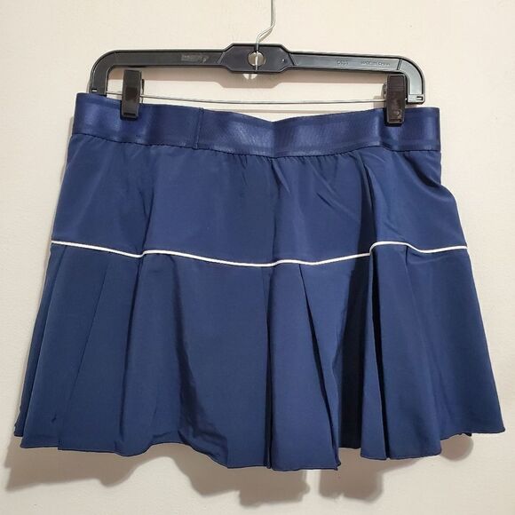 Nike Essential Victory Tennis Skirt Womens Sz Large Blue CJ1606-420 NWT - Picture 2 of 10